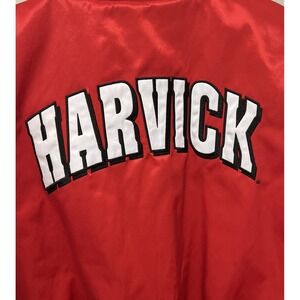 New Kevin Harvick #29 Nascar Satin Bomber Jacket Quilted Lining Oversized Medium
